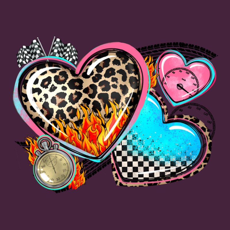 Western Leopard  Racing  Hearts Premium Tee by AdoDesignShop | Teevron