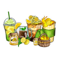 lemon farm fresh coffee cups | Teevron