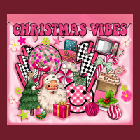3d Retro Pink Christmas Vibes Zipper Hoodie | Teevron