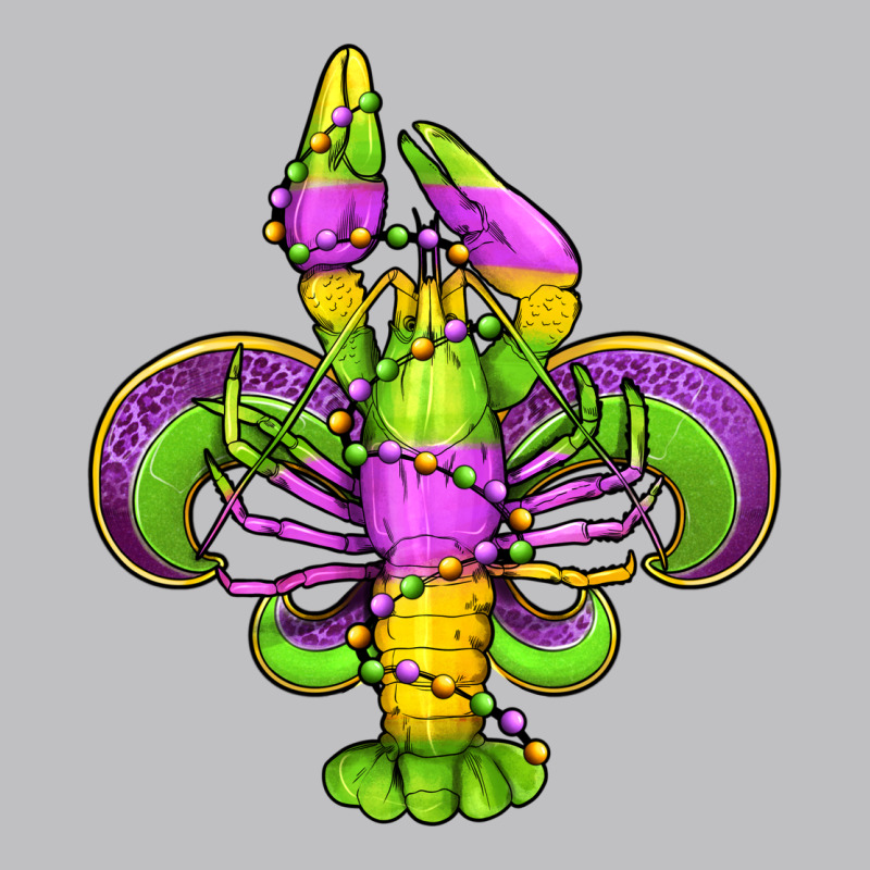 Mardi Gras Crawfish Fleur De Lis Classic Tee by Jasminsmagicworld | Teevron