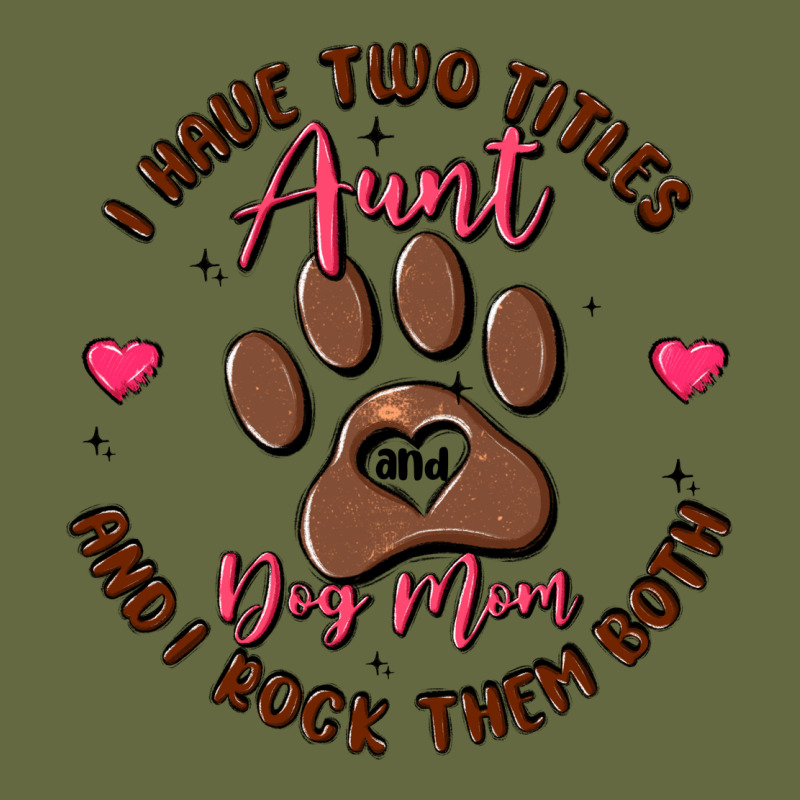 I Have Two Titles Aunt And Dog Mom Long Sleeve Tee by MaliasSmallBusiness | Teevron