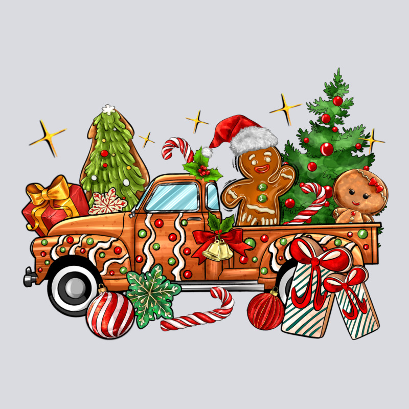 Christmas Gingerbread Truck Zipper Hoodie by MaliasSmallBusiness | Teevron