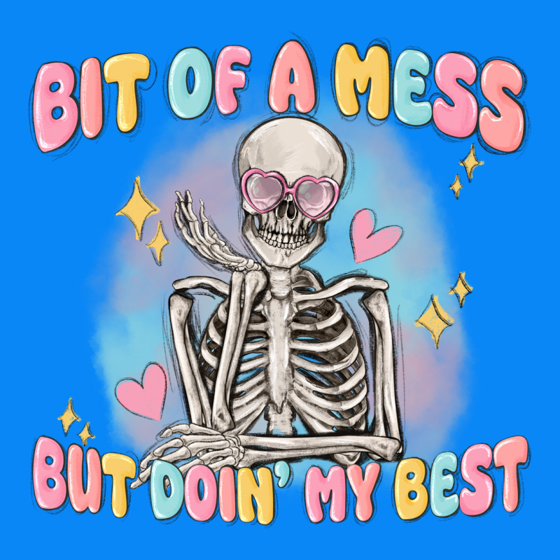 Bit Of A Mess But Doing My Best Zipper Hoodie by MaliasSmallBusiness | Teevron