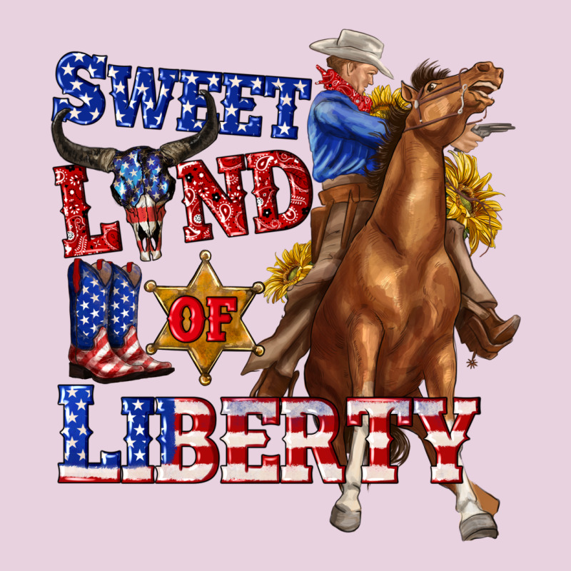 Western Sweet Land Of Liberty 4th July Billie Wilder Ladies Tee by texasbilliewilder | Teevron