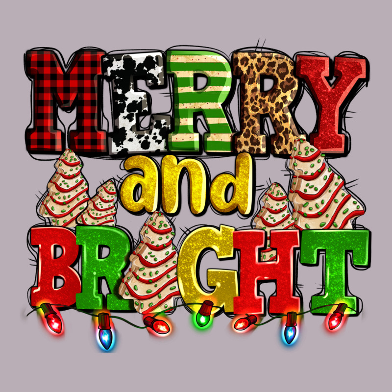 Merry And Bright With Christmas Tree  Cakes Ado Vintage Tee by AdoDesignShop | Teevron