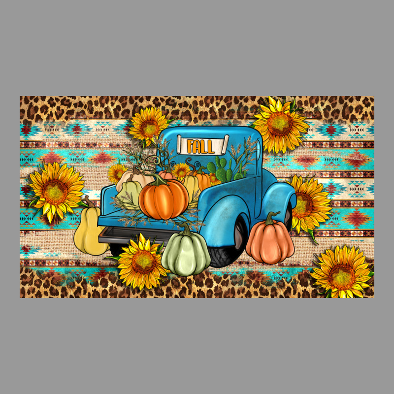 Fall Truck Sunflowers Vintage Hoodie by Artiststas | Teevron