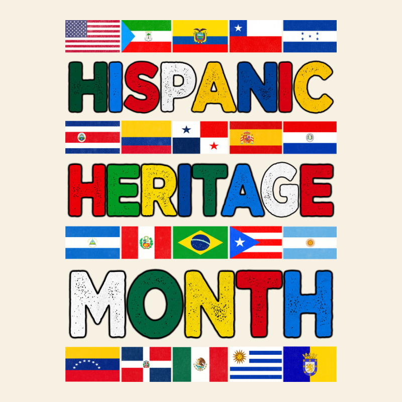 Hispanic Haritage Month Flags Vintage Tee by BundleAndBundleShop | Teevron