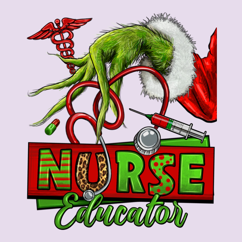 Grinch Hand Nurse Educator Premium Hoodie by NancyCooperArtShop | Teevron