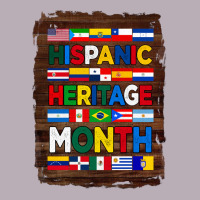 Hispanic Haritage Month Flags With Background Vintage Tee | Teevron