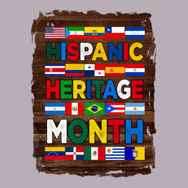 Hispanic Haritage Month Flags With Background Vintage Tee by BundleAndBundleShop | Teevron