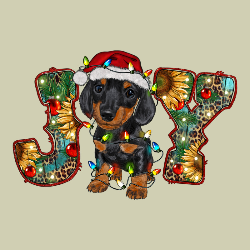 Dachshund Puppy Christmas Joy Heavy Core Tee by RanaPortraitStore | Teevron