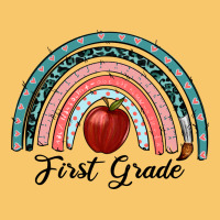 First Grade Rainbow Vintage Hoodie | Teevron