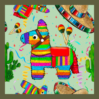 Pinata Seamless Pattern Vintage Tee | Teevron