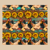 Seamless Poultry Farm Sunflowers Chicken Coop Tumbler Heavyweight Sweatshirt | Teevron