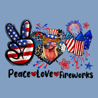 Peace Love Fireworks 4th Of July Urban Hoodie | Teevron
