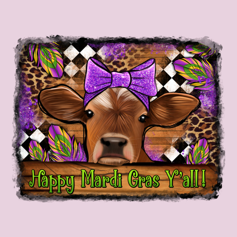 Happy Mardi Gras Y'all Cow Classic Tee by Jasminsmagicworld | Teevron
