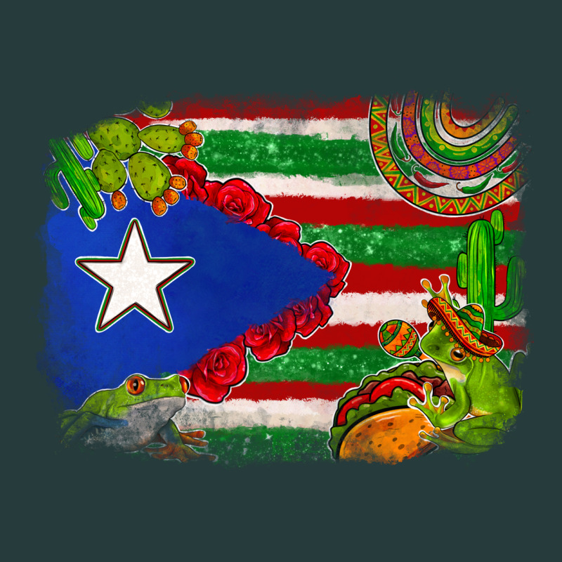 Mexico And Puerto Rico Flag Premium Hoodie by texasbilliewilder | Teevron