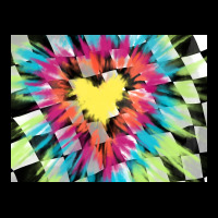 Tie Dye Hearth Shaped Race Flag Background 3200x2400 Heavyweight Sweatshirt | Teevron