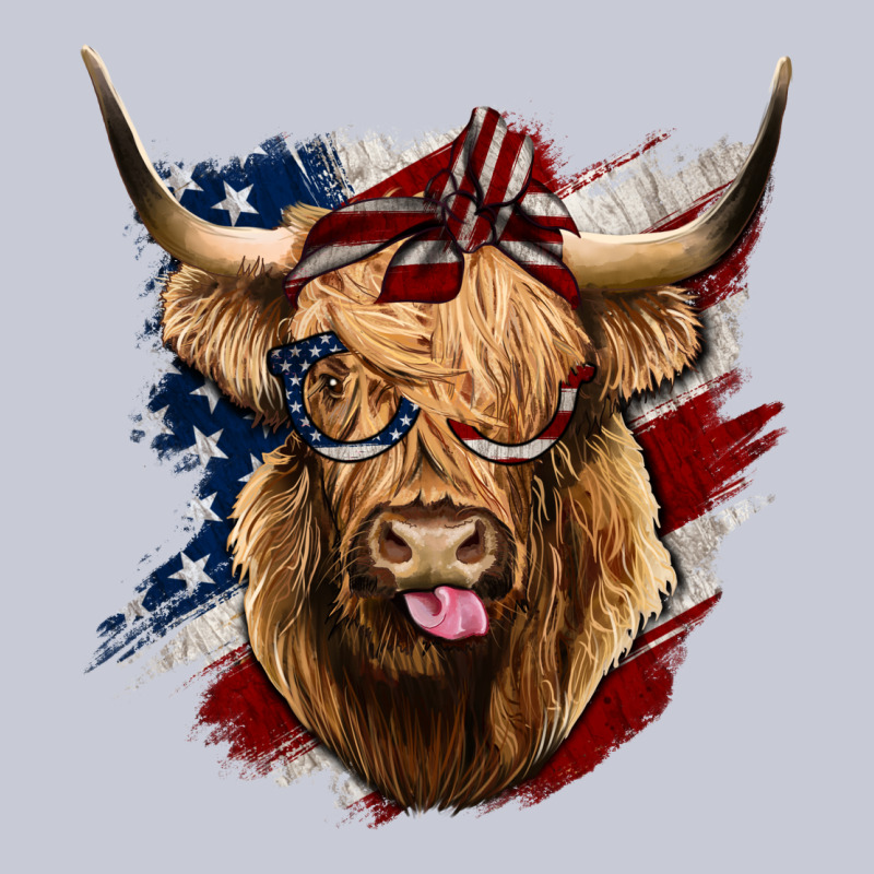 American Highland Cow Heavyweight Hoodie by Bettercallsaul | Teevron