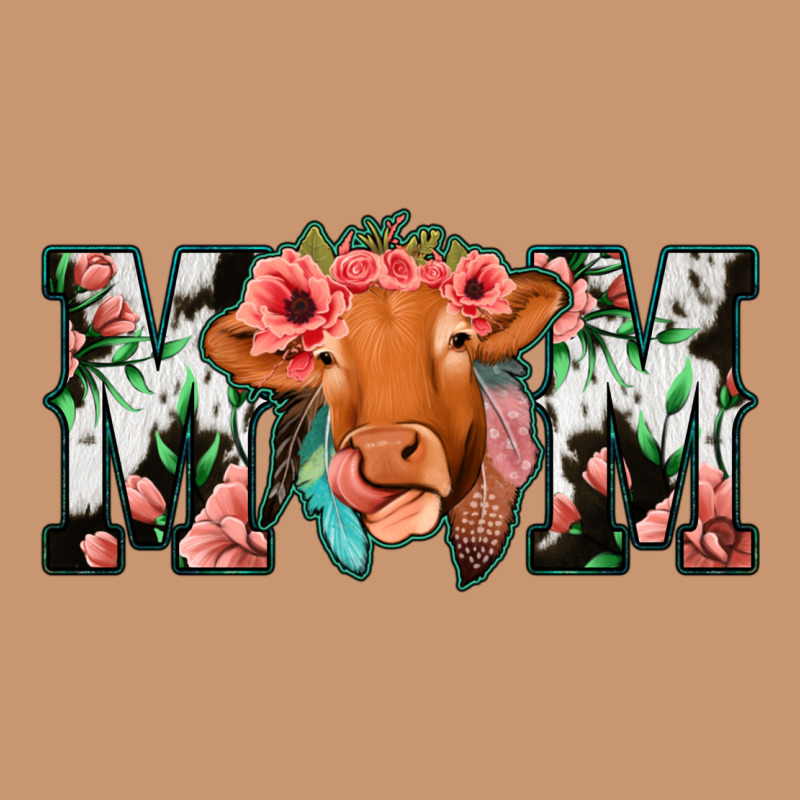 Cowhide Floral Feather Cow Mom Heavyweight Hoodie by Bettercallsaul | Teevron