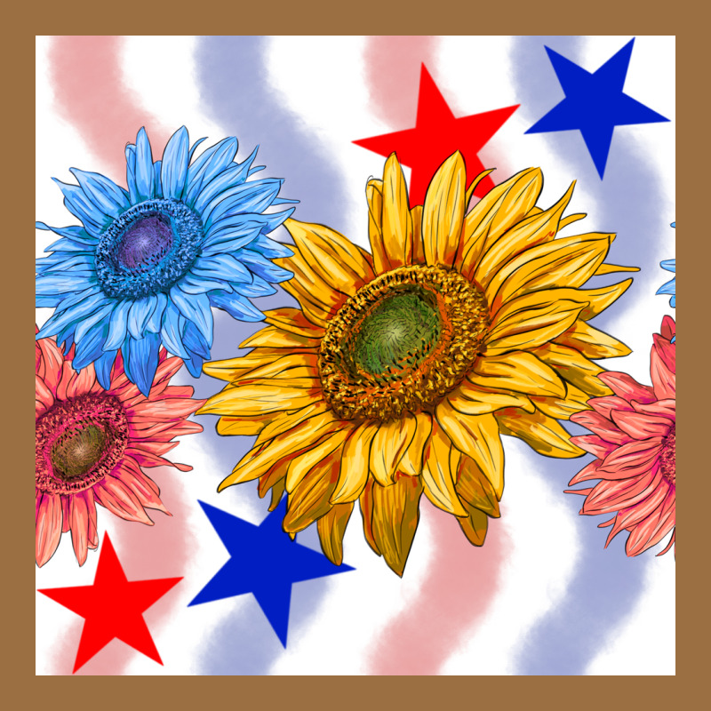 Patriotic Sunflowers Vintage Tee by BundleAndBundleShop | Teevron