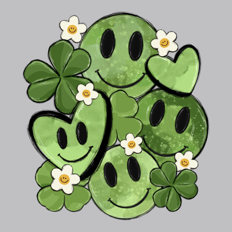 St. Patrick's Day Green Smile Long Sleeve Tee by MaliasSmallBusiness | Teevron