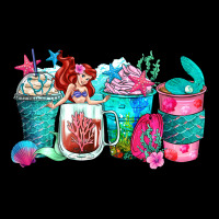 Mermaid Coffee Cups Ladies Tee | Teevron