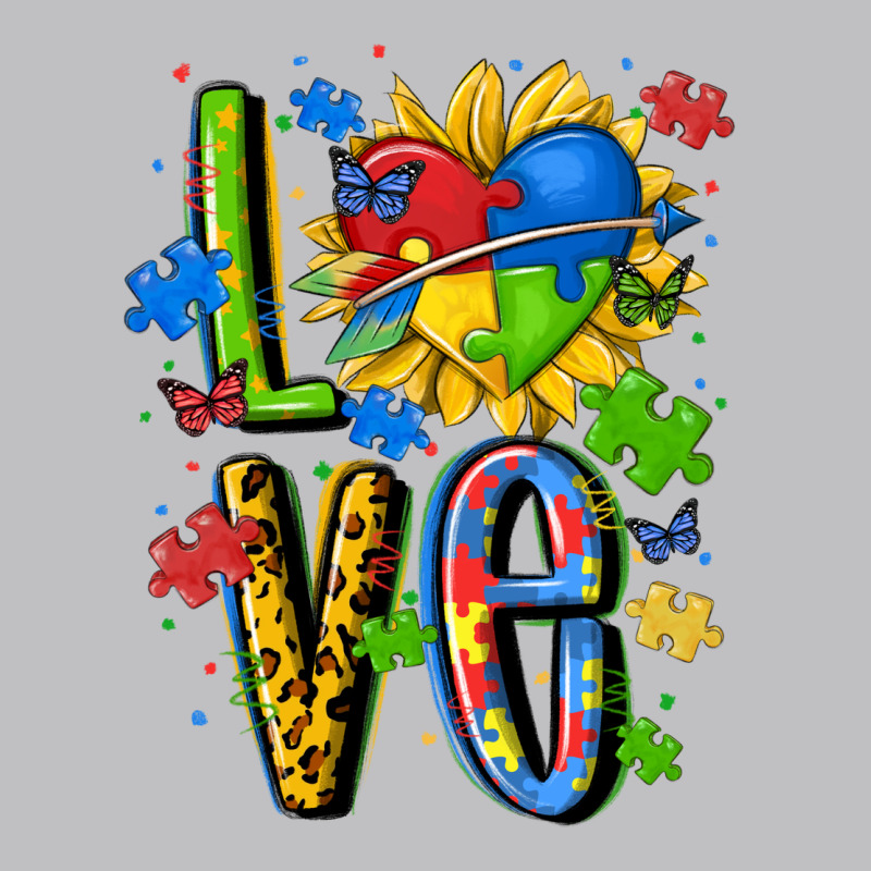 Autism Love Long Sleeve Tee by MaliasSmallBusiness | Teevron