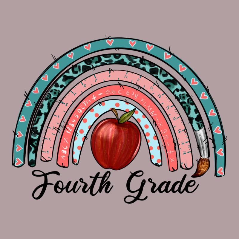 Fourth Grade Rainbow Vintage Hoodie by RanaPortraitStore | Teevron