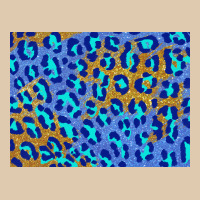 Leopard Background Turquoise And Gold 3200x2400 Heavyweight Sweatshirt | Teevron