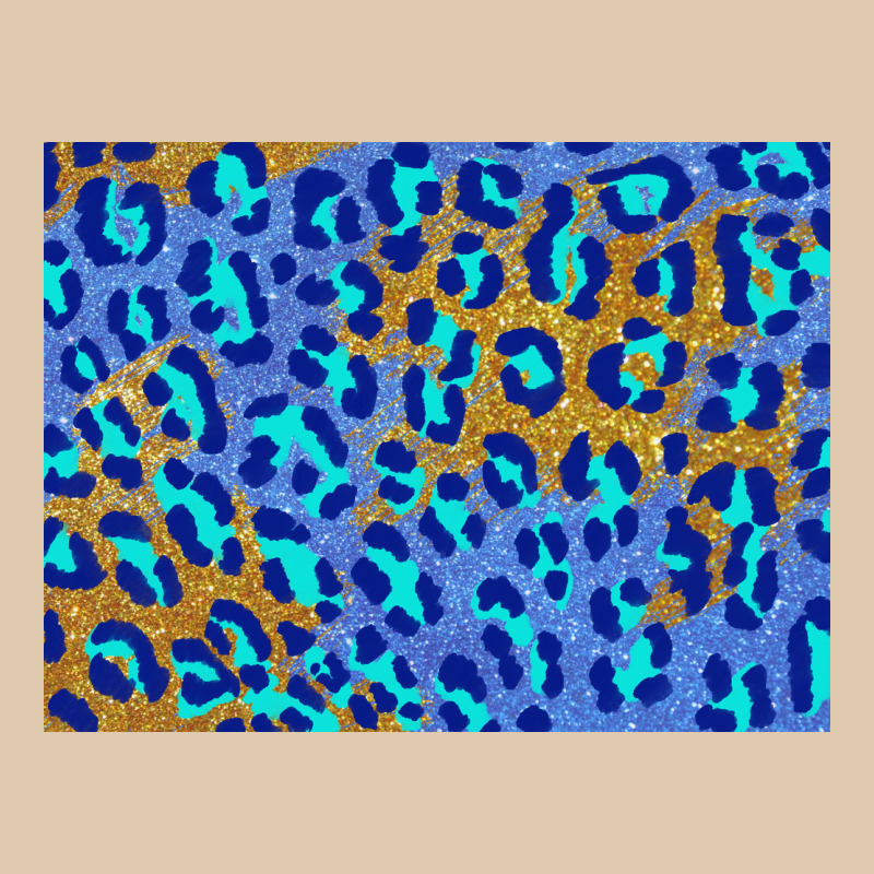 Leopard Background Turquoise And Gold 3200x2400 Heavyweight Sweatshirt by AdoDesignShop | Teevron