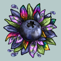 Blueberry Sunflower Heavy Core Tee | Teevron