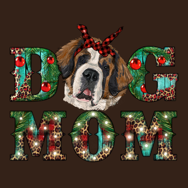 Christmas St. Bernard Dog Mom Heavy Core Tee by RanaPortraitStore | Teevron