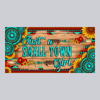 Just A Small Town Girl Wlth Gemstone Arrow And Sunflowers Licanse Plat Heavyweight Sweatshirt | Teevron