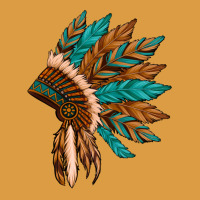 Native American Indian Headdress Urban Heavy Tee | Teevron
