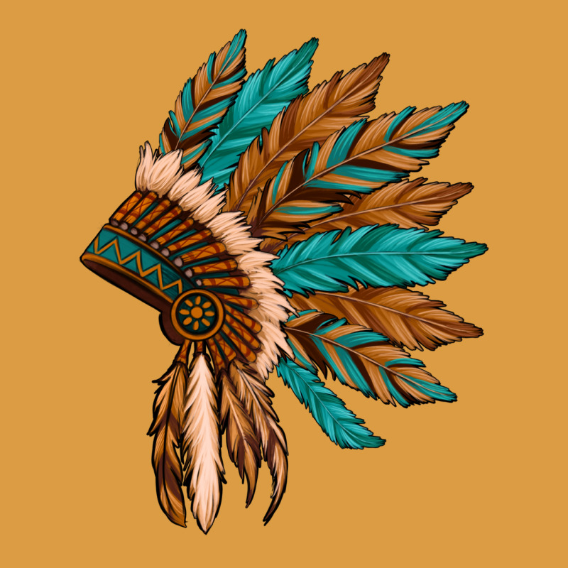 Native American Indian Headdress Urban Heavy Tee by Artiststas | Teevron
