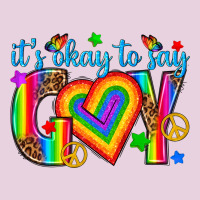 Its Okay To Say Gay Ladies Tee | Teevron