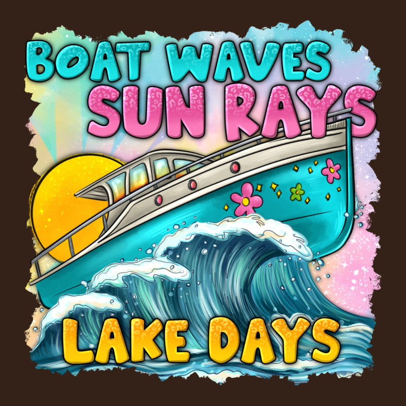 Boat Waves Sun Rays Lake Days Heavy Core Tee by texasbilliewilder | Teevron