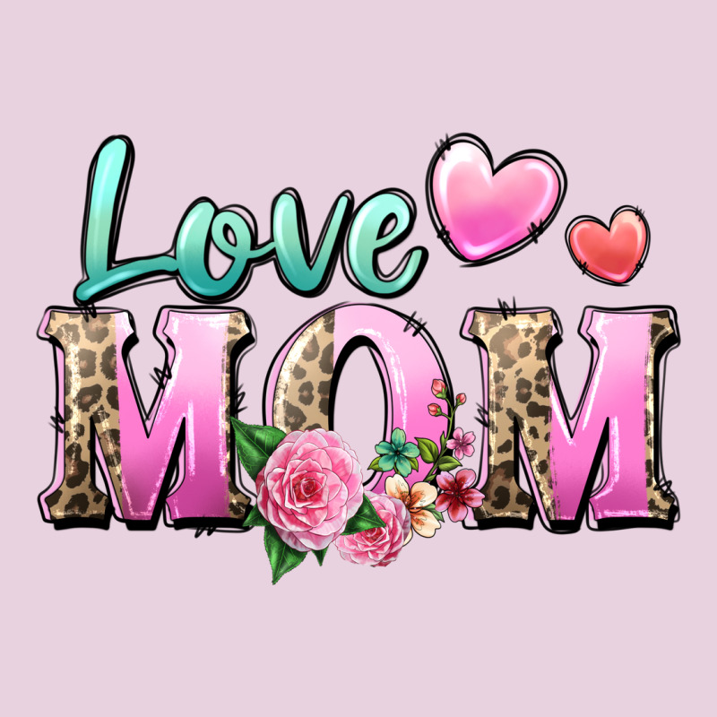 Love Mom Ladies Tee by Zillion Design Studio | Teevron