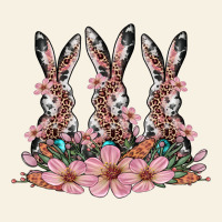 Rabbits With Blossom Flower Vintage Tee | Teevron