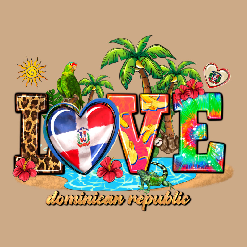 Love Dominican Republic Vintage Hoodie by AdoDesignShop | Teevron