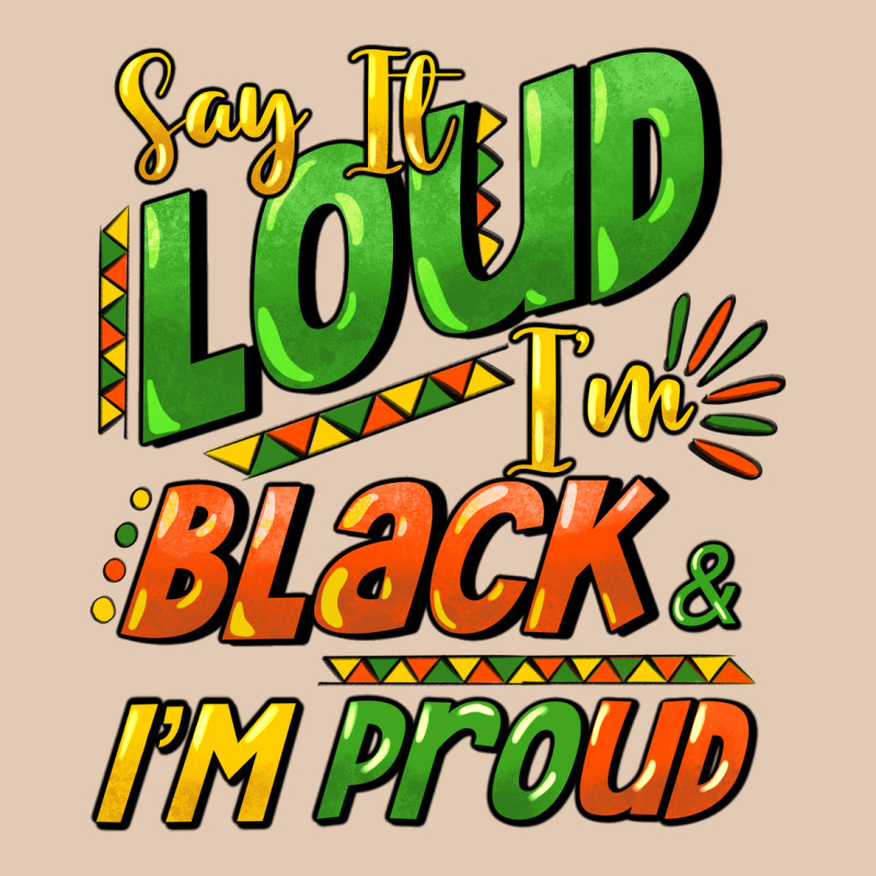 Say It Loud I'm Black And I'm Proud Urban Hoodie by HowdyJamesFarm | Teevron