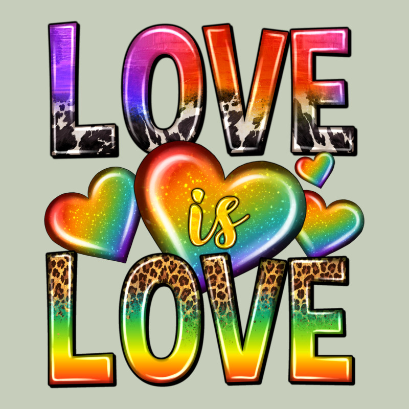 Love Is Love With Hearts Ladies Tee by texasbilliewilder | Teevron