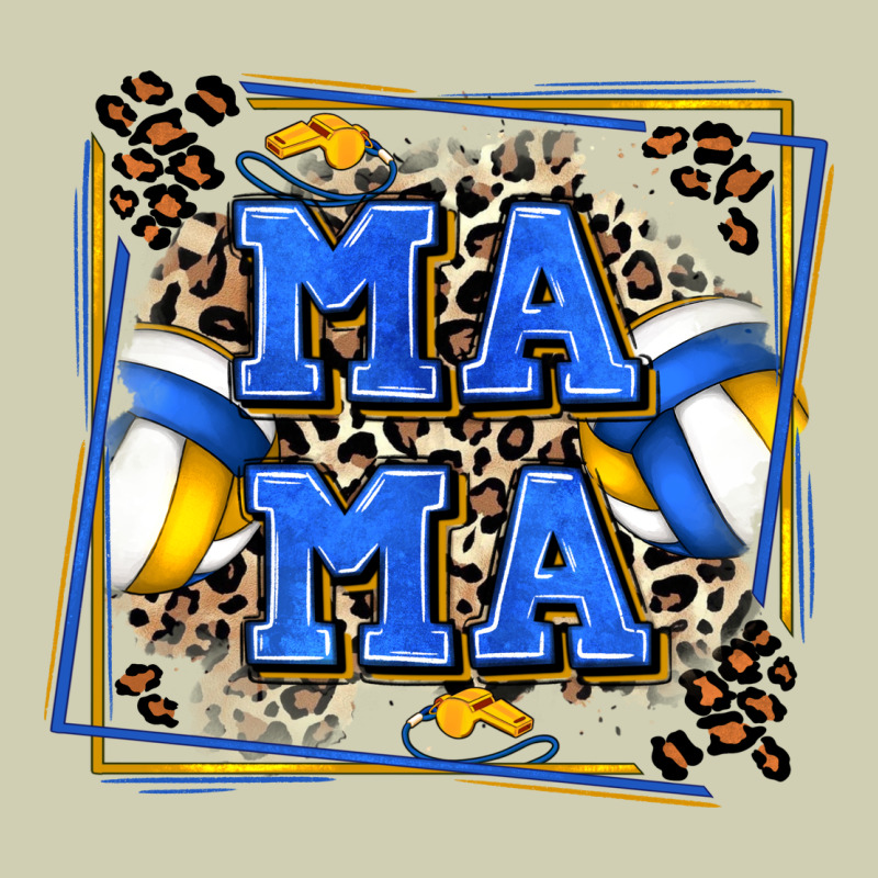 Volleyball Mama With Leopard Heavy Core Tee by Zillion Design Studio | Teevron
