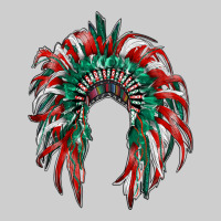 Mexican Flag Indian Headdress Premium Tee | Teevron