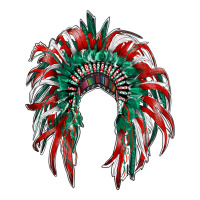 mexican flag indian headdress | Teevron