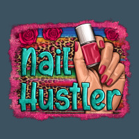 Nail Hustler Serape Leopard Background Urban Heavy Tee | Teevron