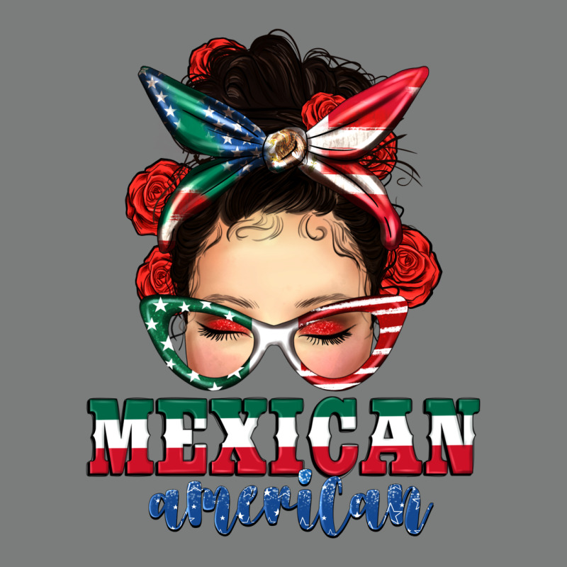 Mexican American Messy Bun Premium Hoodie by texasbilliewilder | Teevron