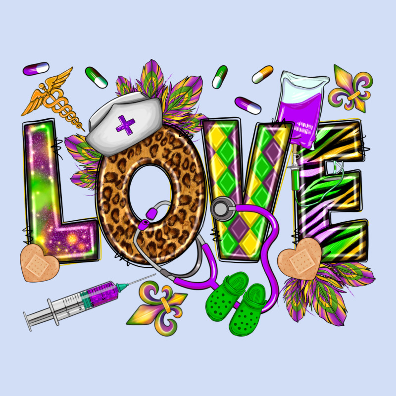 Mardi Gras Love Nurse Urban Hoodie by HowdyJamesFarm | Teevron