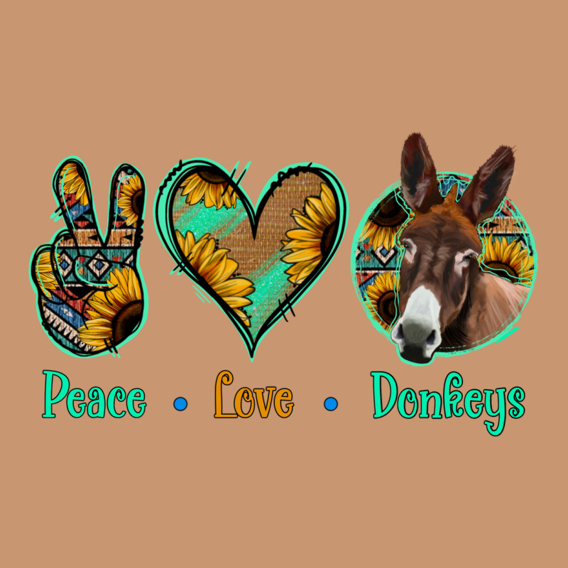 Peace Love Donkeys Heavyweight Hoodie by Bettercallsaul | Teevron